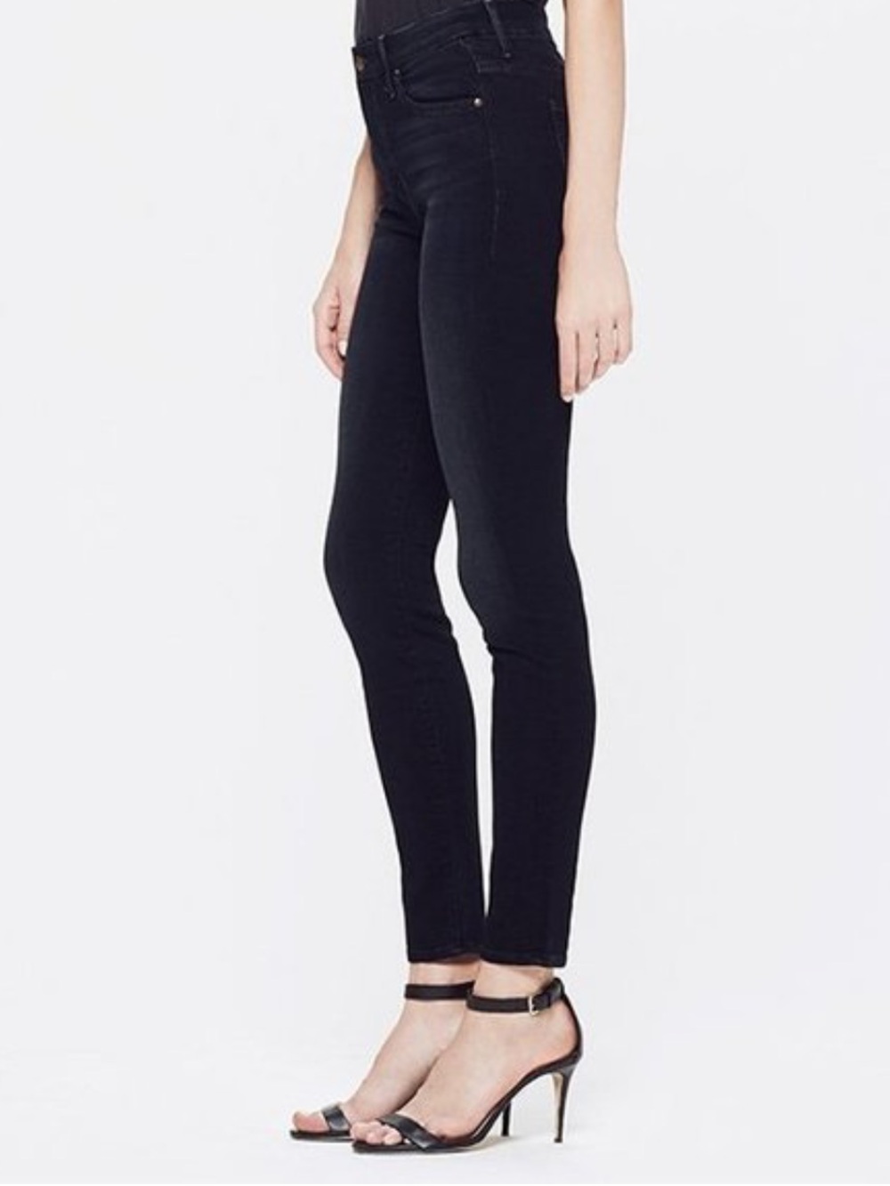 MOTHER High Waisted Looker Coffee, Tea or Me Jeans - Picture 3 of 12